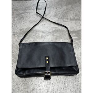 Dries Van Noten Black Leather Shoulder Bag